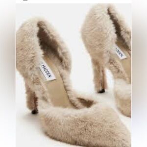 Steve Madden fur heels